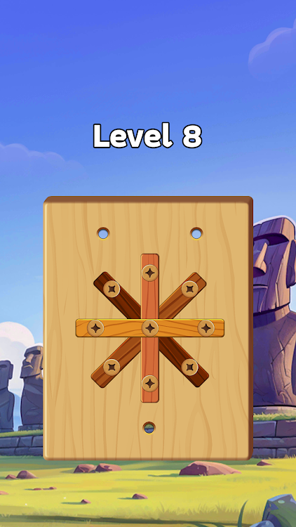 #9. Wood Nuts & Bolt: Screw Puzzle (Android) By: Higame Global Ltd.