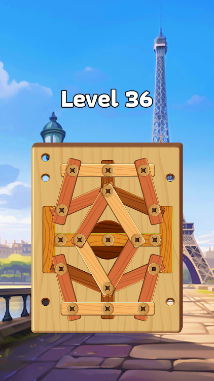 #10. Wood Nuts & Bolt: Screw Puzzle (Android) By: Higame Global Ltd.