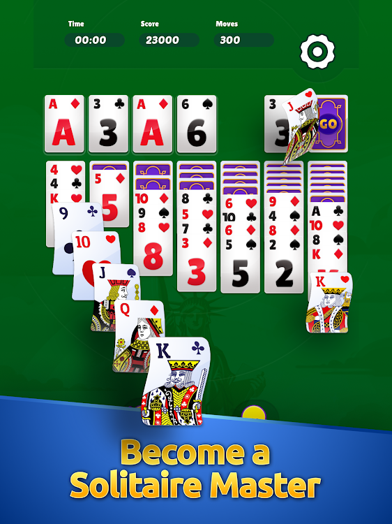 #10. Solitaire Go: Classic Klondike (Android) By: Dram Studio