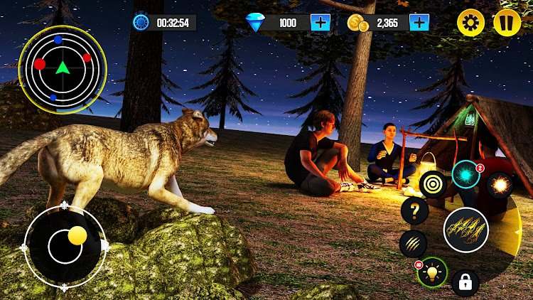 #5. Wild Wolf Simulator Life Game (Android) By: BF Games Studio