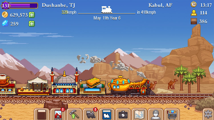 #3. Tiny Rails - Train Tycoon 2024 (Android) By: Trophy Games - Tiny Rails Train Cargo Simulator