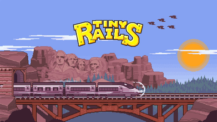 #9. Tiny Rails - Train Tycoon 2024 (Android) By: Trophy Games - Tiny Rails Train Cargo Simulator