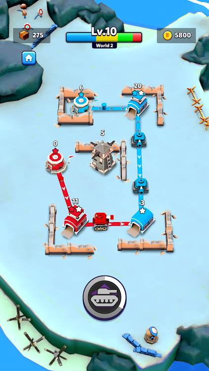 #3. Tower Battle: Connect Towers (Android) By: Viva Games Studios