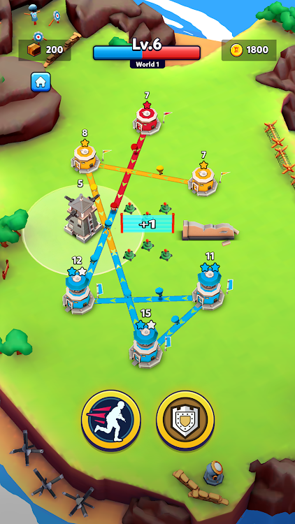 #4. Tower Battle: Connect Towers (Android) By: Viva Games Studios