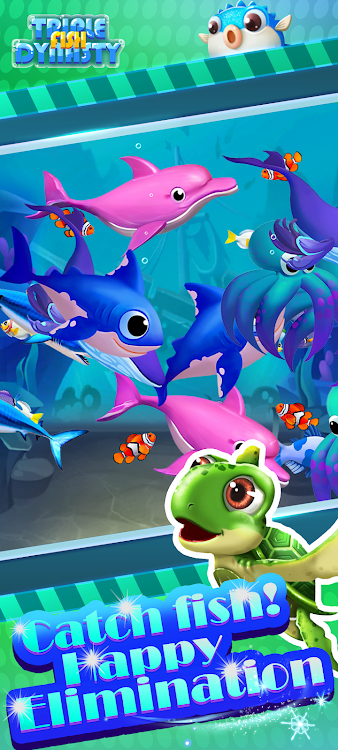 #2. Triple Fish Dynasty (Android) By: Purplepimentogames