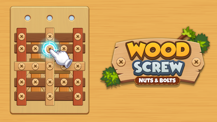 #6. Wood Screw: Nuts & Bolts (Android) By: CAT Studio