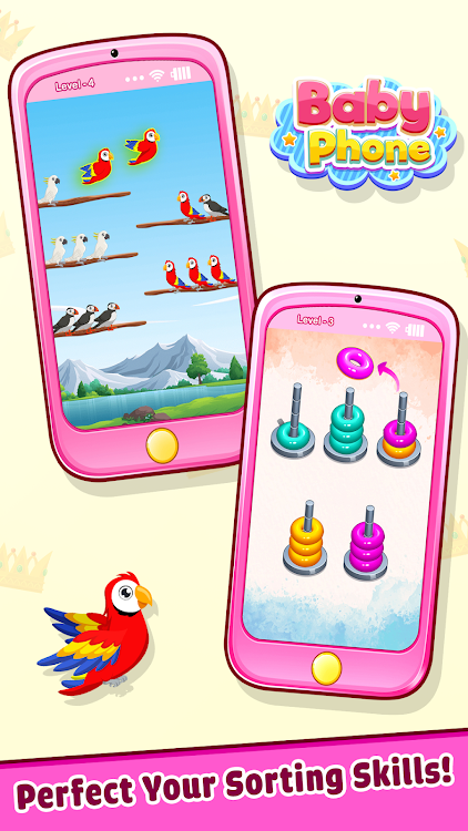 #6. Baby Phone: Fun Games for Kids (Android) By: UVTechnoLab