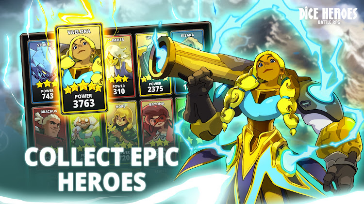 #6. Dice Heroes - Battle RPG (Android) By: InnoGames