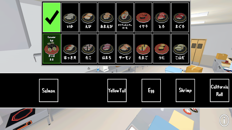 #8. Conveyor Belt Sushi Experience (Android) By: Magnin & Associates