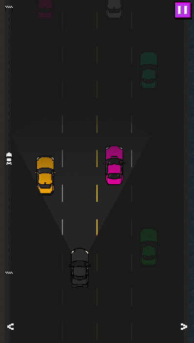 #5. The Overtake - retro race game (Android) By: K20 Software