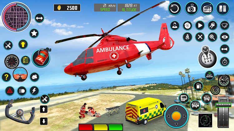 #10. Heli Ambulance Simulator Game (Android) By: Imperial Arts Pty Ltd