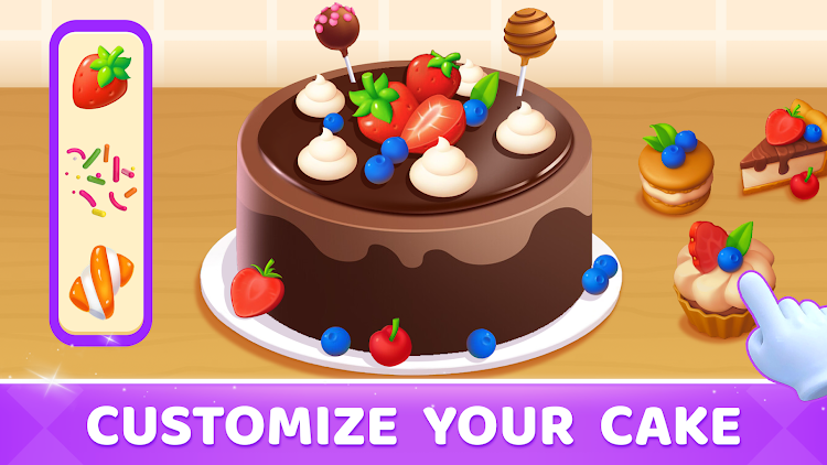 #6. Cake Maker: DIY Cooking Games (Android) By: Game Flash Studio