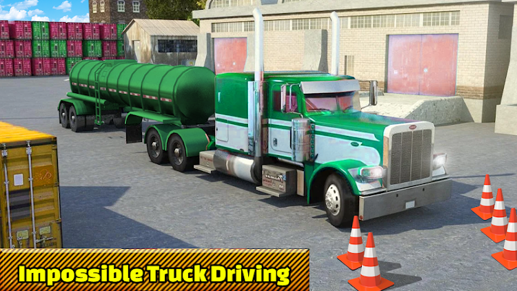 #4. Truck Parking Truck Games (Android) By: skylinkgames