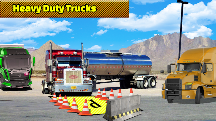 #7. Truck Parking Truck Games (Android) By: skylinkgames