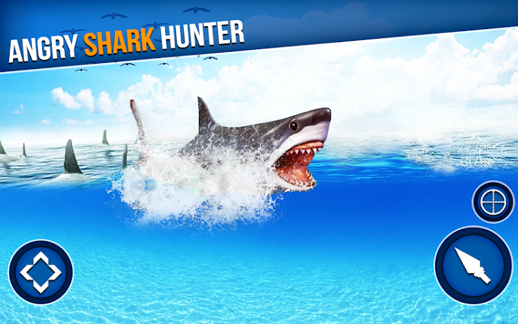 #3. Shark Hunter Spearfishing Game (Android) By: Check-In Games