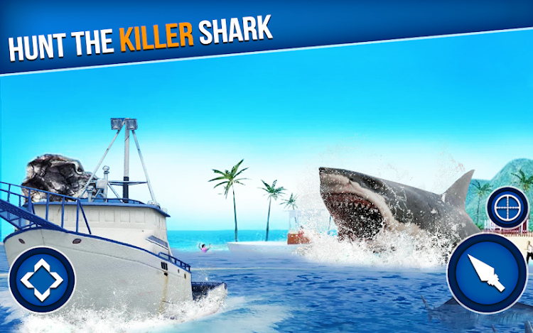 #7. Shark Hunter Spearfishing Game (Android) By: Check-In Games