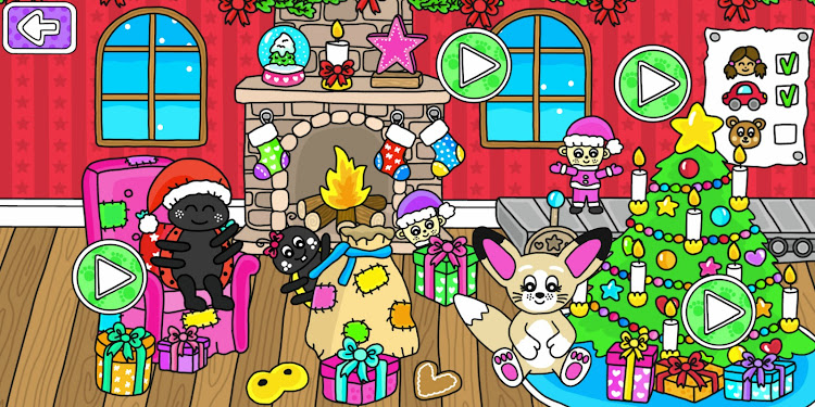 #2. Pukkins Vinter - Spel för barn (Android) By: Fun, educational and interactive games for kids