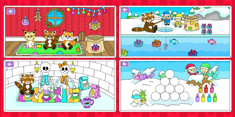 #4. Pukkins Vinter - Spel för barn (Android) By: Fun, educational and interactive games for kids