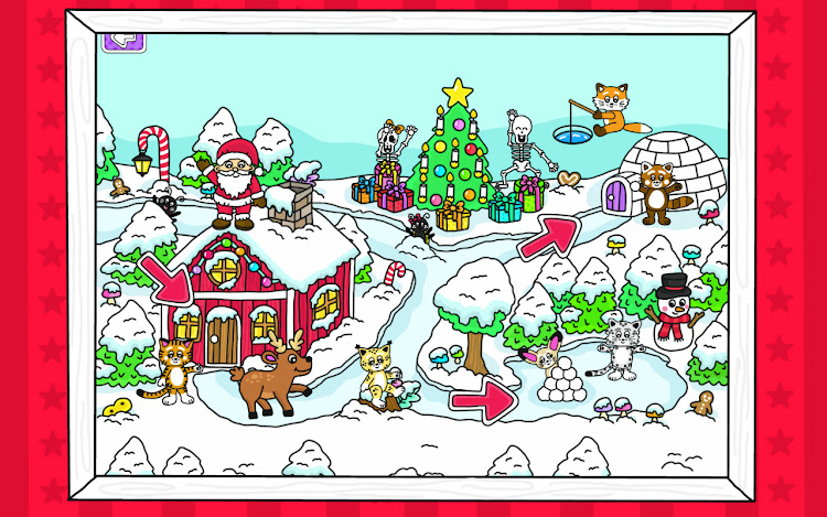 #9. Pukkins Vinter - Spel för barn (Android) By: Fun, educational and interactive games for kids