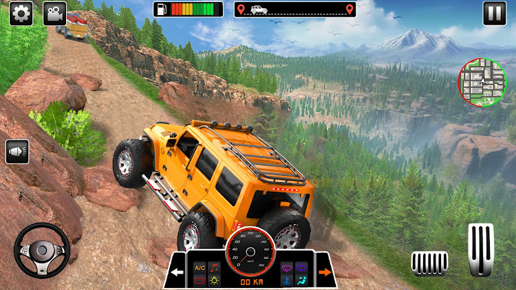 #6. Offroad Driving 4x4 Jeep Games (Android) By: Italy Games studios