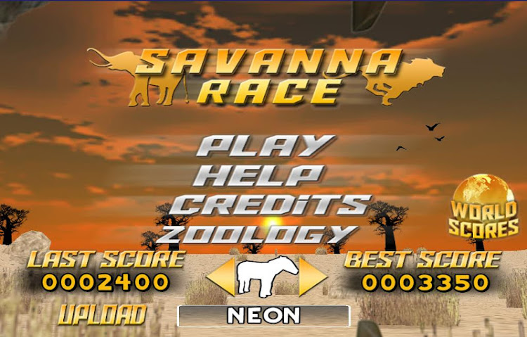 #4. Savanna Race (Android) By: Darie Productions