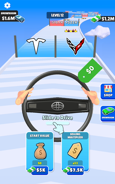 #7. Steering Wheel Evolution (Android) By: Homa