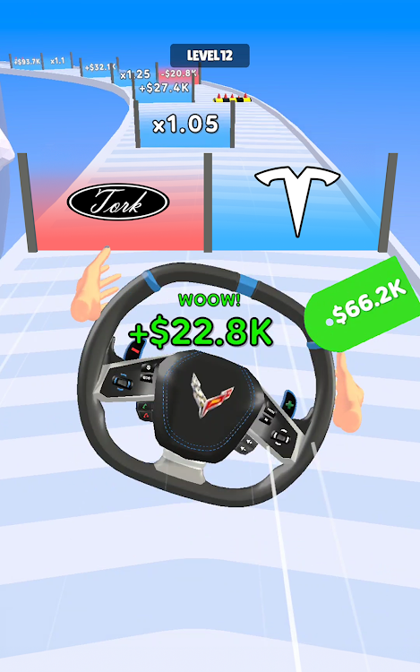 #8. Steering Wheel Evolution (Android) By: Homa