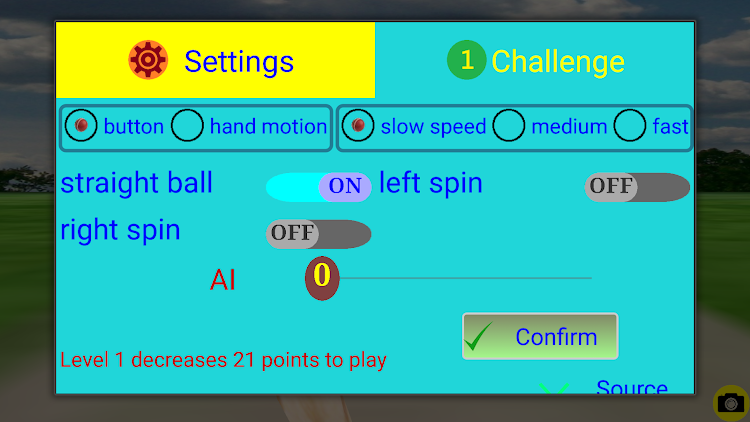 #3. Combo:cricket & tennis (Android) By: Ya-Chu Yang