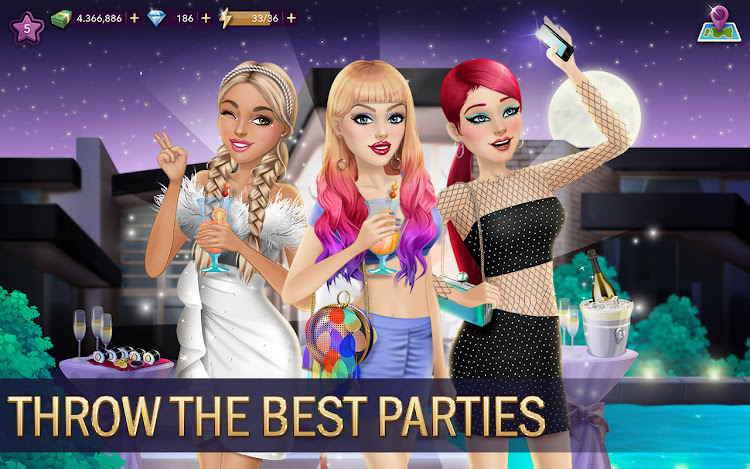 #8. Hollywood Story®: Fashion Star (Android) By: NANOBIT