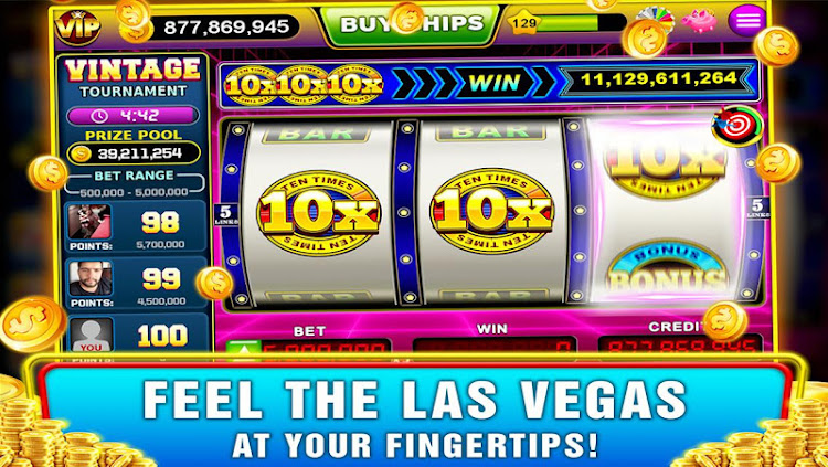 #5. Vintage Slots Las Vegas! (Android) By: Phonato Studios Games & Apps