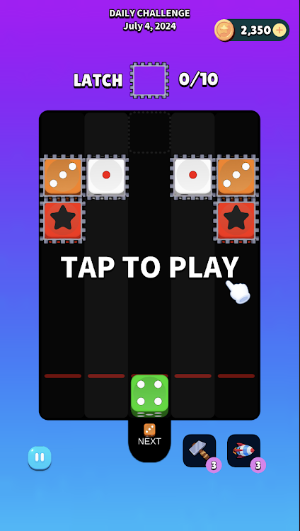 #6. Dice Shot : Merge Puzzle (Android) By: BORNSTAR SOFT