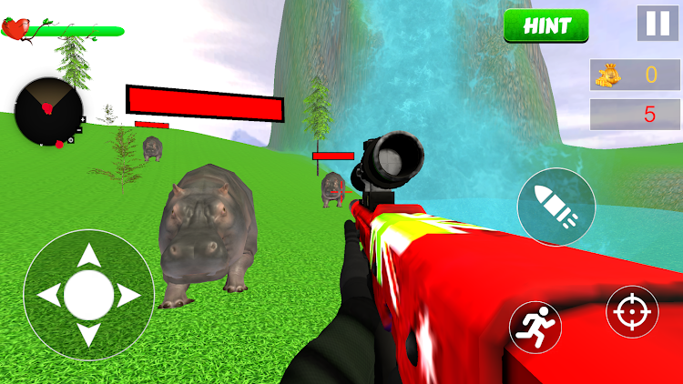 #2. Animals Shooting :Hunting Game (Android) By: Game-Click