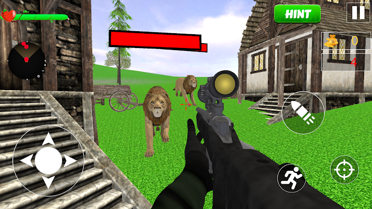 #4. Animals Shooting :Hunting Game (Android) By: Game-Click