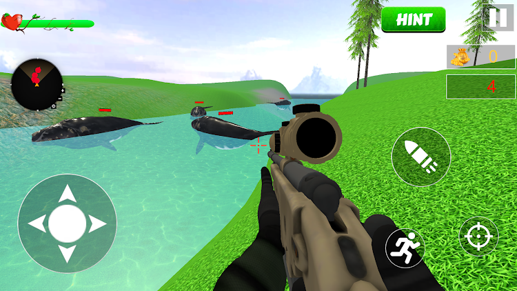 #5. Animals Shooting :Hunting Game (Android) By: Game-Click