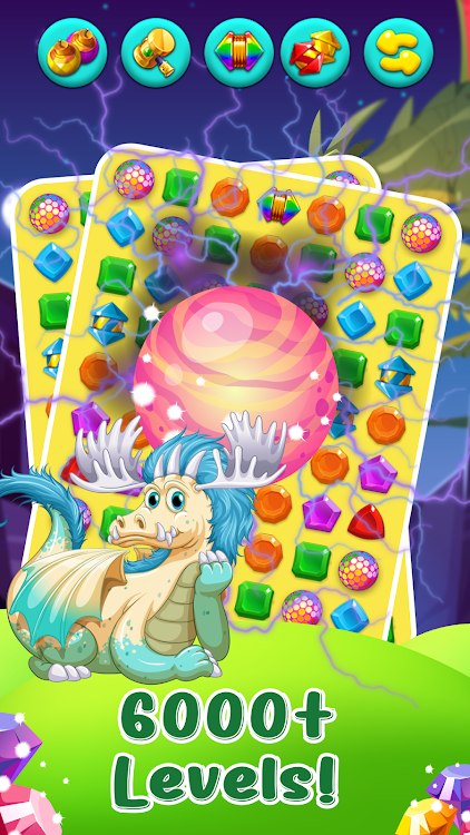 #5. Dragon Jewels Blast - Match 3 (Android) By: Playfrenzy