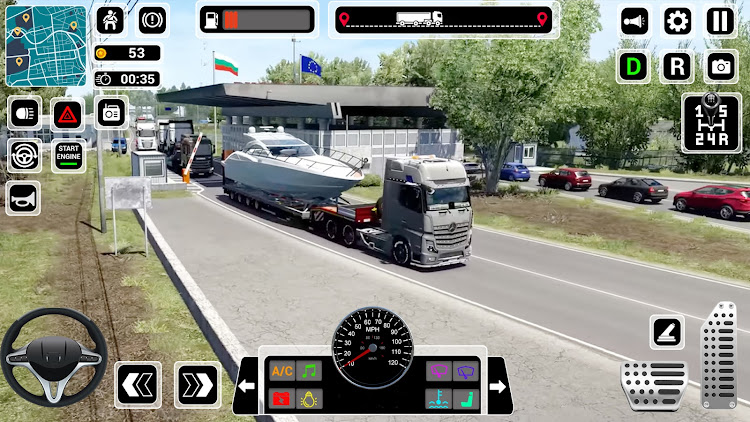 #3. American Cargo Truck Game 2024 (Android) By: Fluffy Gamerz