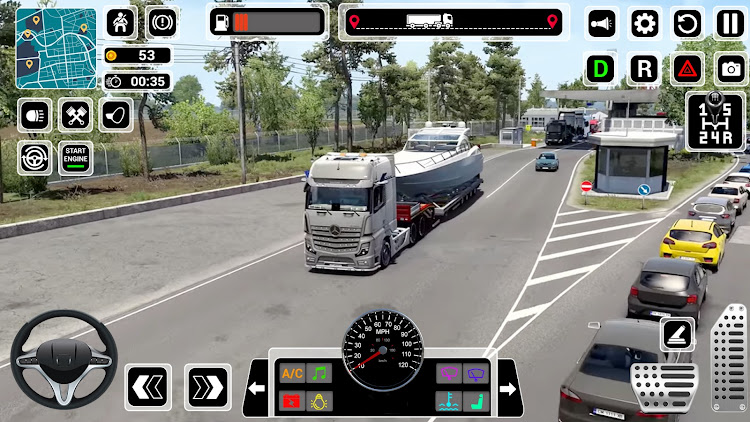 #4. American Cargo Truck Game 2024 (Android) By: Fluffy Gamerz