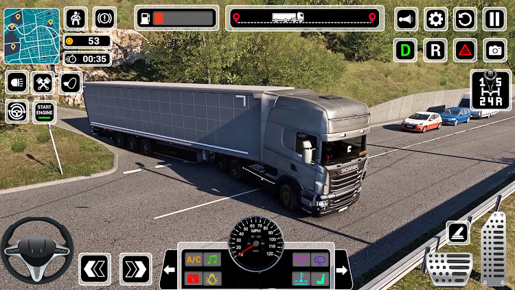 #5. American Cargo Truck Game 2024 (Android) By: Fluffy Gamerz