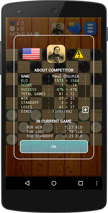 #2. Checkers Online (Android) By: BaliCheckers