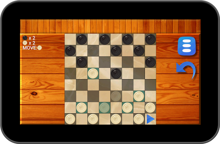 #4. Checkers Online (Android) By: BaliCheckers