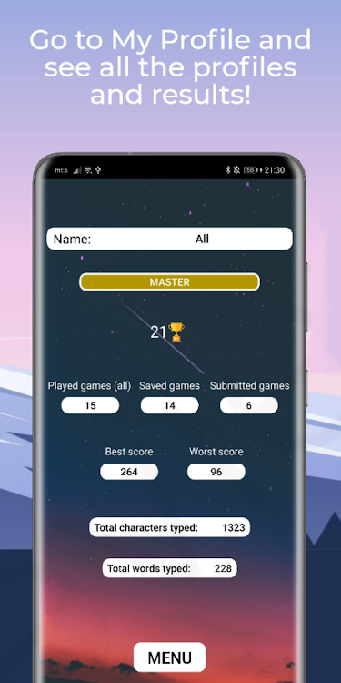 #5. Fast Typing Premium (Android) By: cubeorcoding