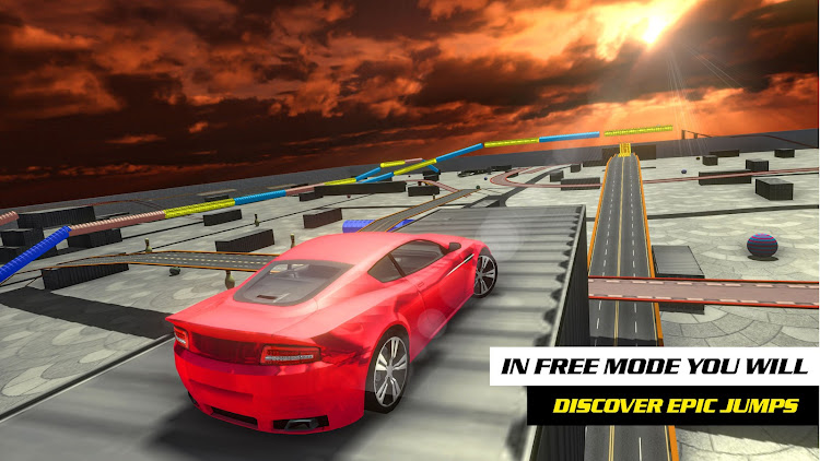 #5. Car Race Master : GT Mega Ramp (Android) By: Pixel Burg