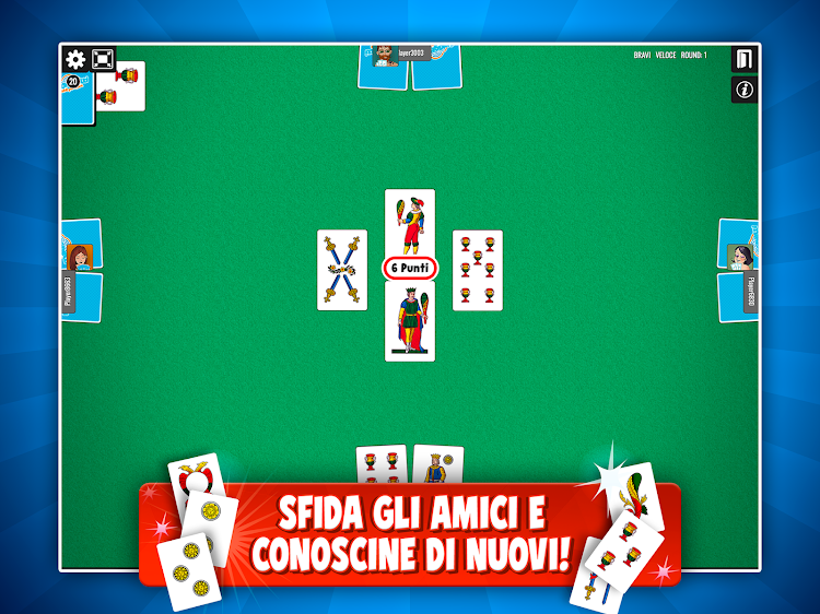 #6. Briscola Più – Card games (Android) By: Spaghetti Interactive Srl