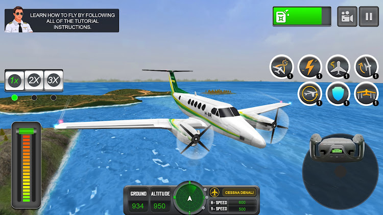 #4. Pilot Simulator: Airplane Game (Android) By: GamePark