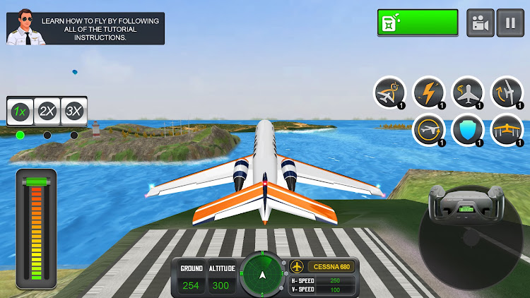 #5. Pilot Simulator: Airplane Game (Android) By: GamePark