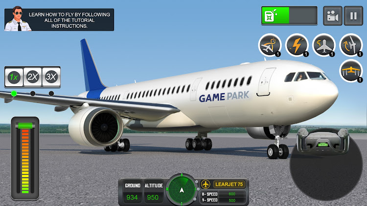 #9. Pilot Simulator: Airplane Game (Android) By: GamePark