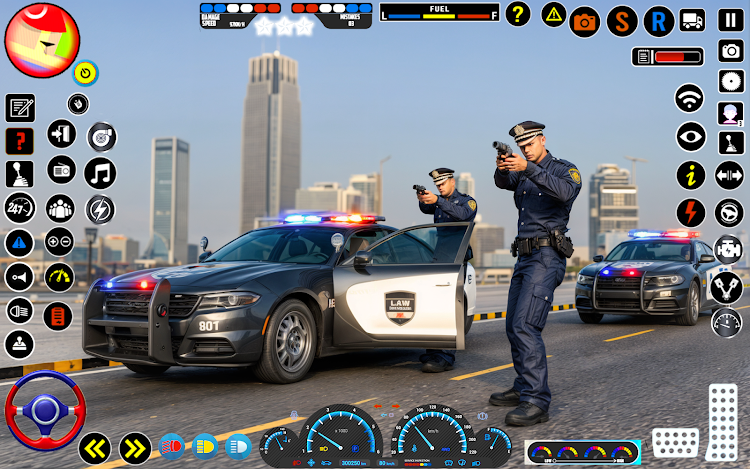 #3. Police Car Chase Cop Games 3d (Android) By: Games Garage