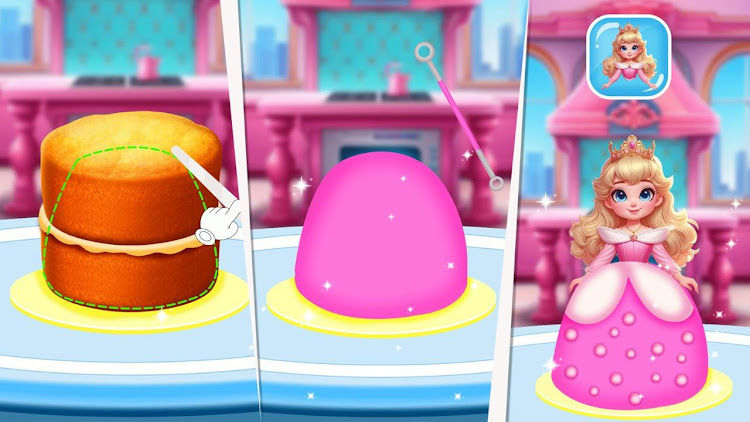 #6. DIY Doll Cake Maker Games (Android) By: Fashion House Girl