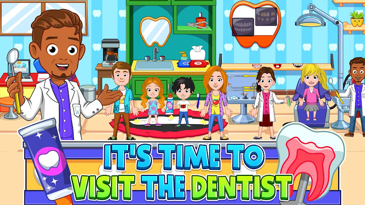 #3. My City : Dentist visit (Android) By: My Town Games Ltd