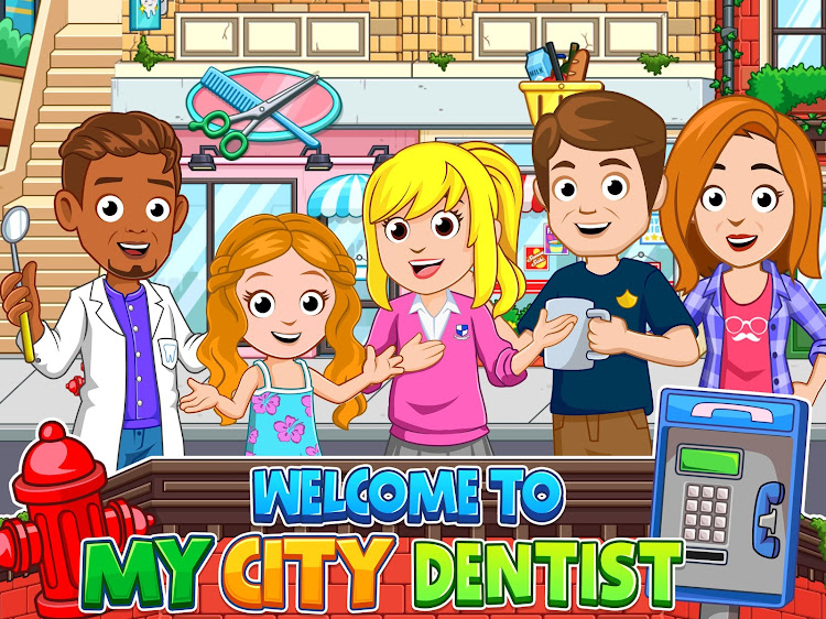 #6. My City : Dentist visit (Android) By: My Town Games Ltd